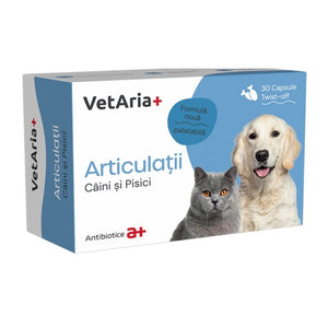 VetAria+ Articulatii caini si pisci, 30 cp twist off