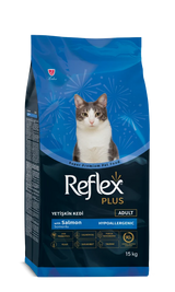 REFLEX Plus Sterilised Somon 8kg – Hrană uscată premium pentru pisici adulte sterilizate