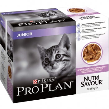 Purina Pro Plan hrana umeda kitten cu curcan 10x85gr