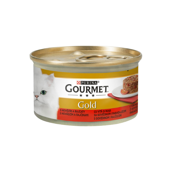 gourmet gold bucatele in sos vita si rosii