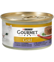 Gourmet gold bucatele in sos, miel si fasole 85 gr