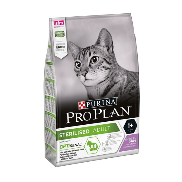 Purina Pro Plan Cat Sterilised Adult bogat în curcan 10kg-min