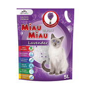 Nisip Pisici MIAU MIAU Lavanda Silicat 5L Adavet-min
