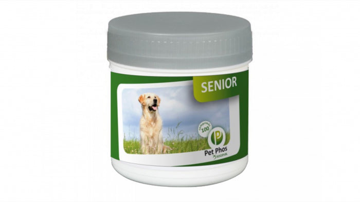 este un supliment vitamino – mineral pentru caini seniori.