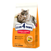 Club 4 Paws Premium Hairball Control hrana uscata pisici adulte, 2kg