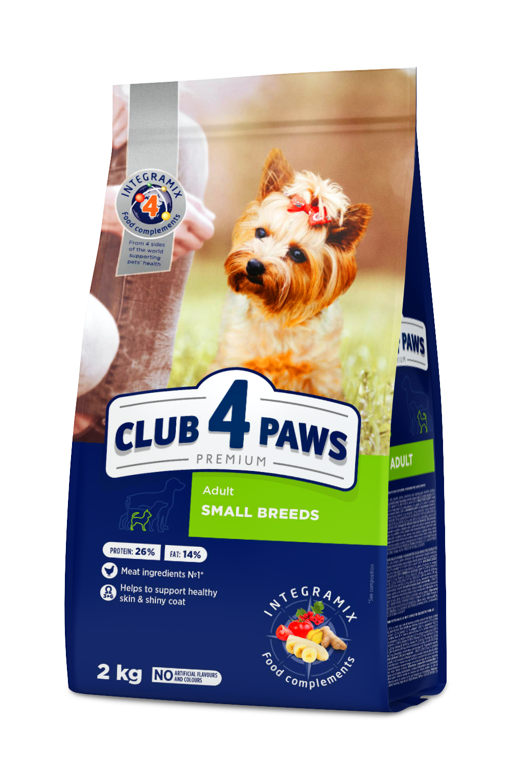Club 4 Paws Hrana uscata caini de talie mica, 2kg