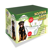 Scutece 12buc L/XL – 36-60 cm pentru femela, Perfect