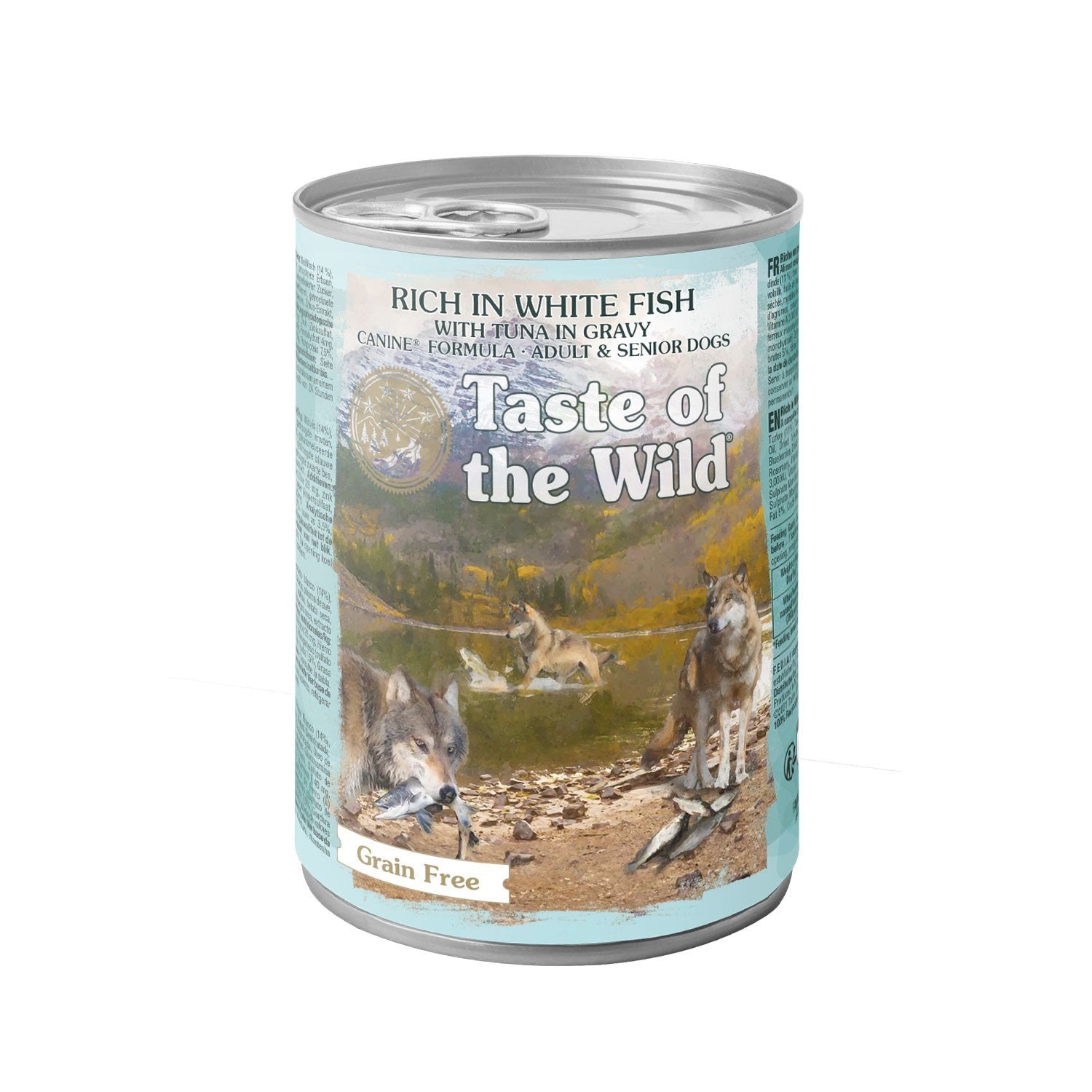 Taste of the Wild Dog Conserva cu Peste Alb si Bucati de Ton in Sos 390 Gr