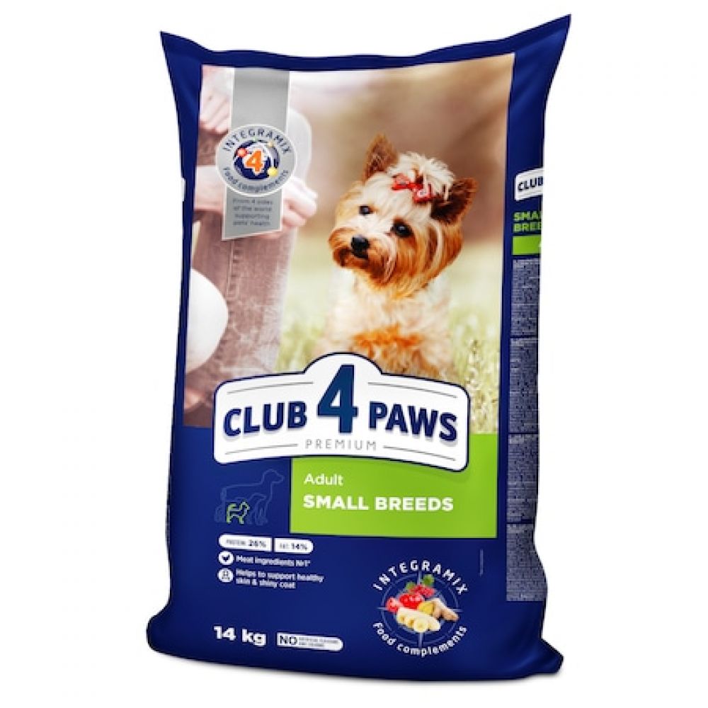 Club 4 Paws Hrana Uscata Caini Adulti Talie Mica, 14 kg