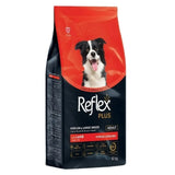 REFLEX Plus Medium & Large M-L Miel și Orez 12kg – Hrană uscată premium pentru câini talie medie și mare