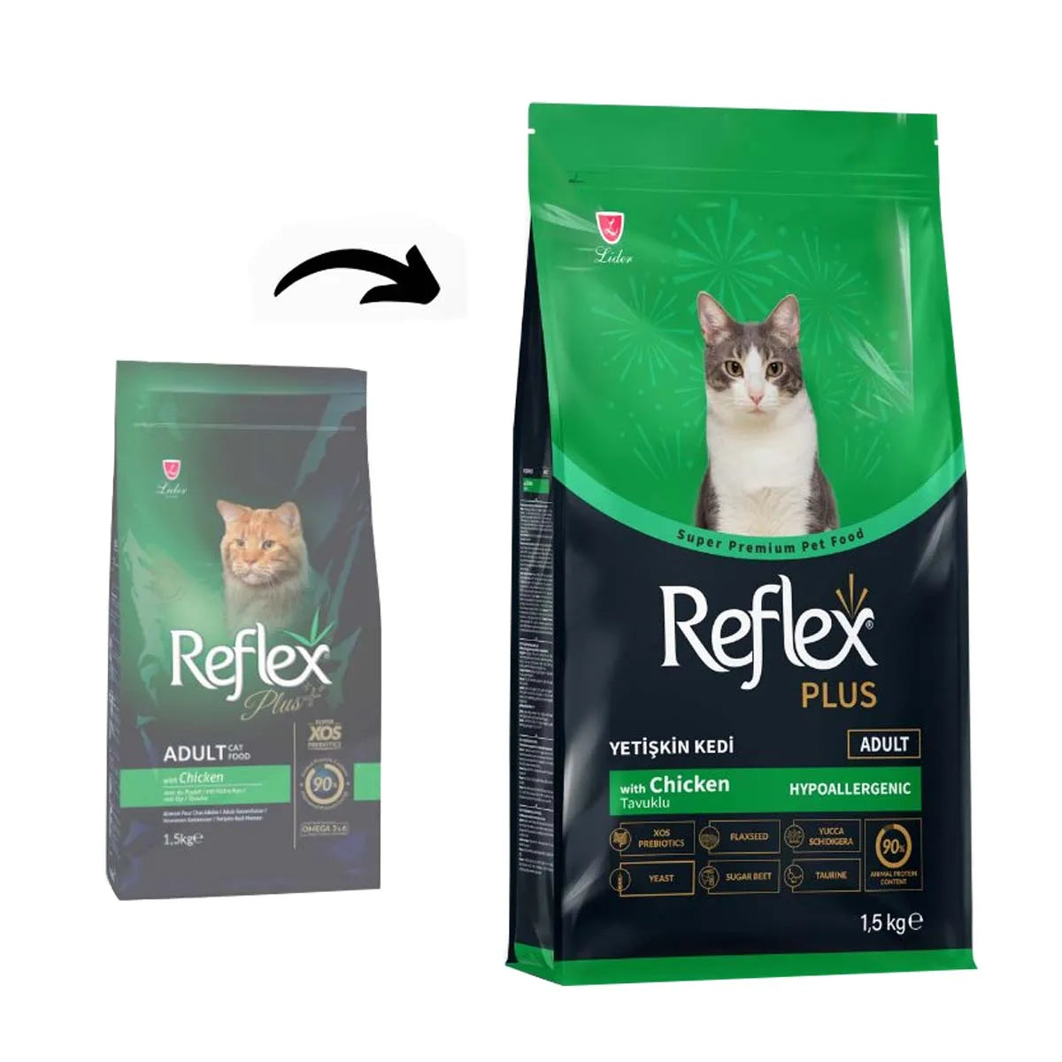 Reflex Plus Adult Pui15kg – Hrană uscată premium pentru pisici adulte
