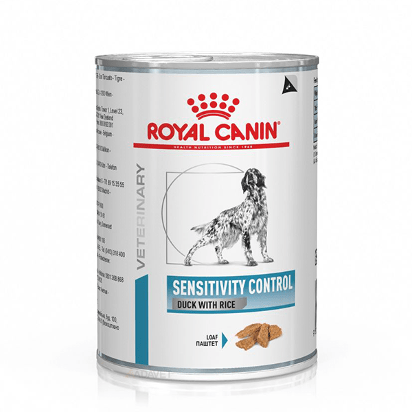 ADAVET Royal Canin SENSITIVE DUCK DOG CAN 420g-min