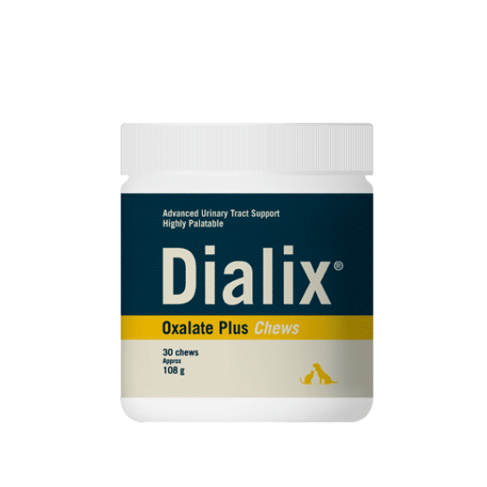 Supliment dietetic pentru gestionarea urolitilor de oxalat, cistina si urati, Dialix Oxalate Plus, Vetnova, 30 chews
