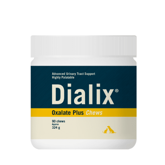 Supliment dietetic pentru gestionarea urolitilor de oxalat, cistina si urati, Dialix Oxalate Plus, Vetnova, 90 Chews