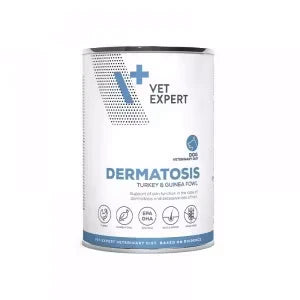 4T dieta-veterinara-umeda-pentru-caini-adulti-vet-expert-dermatosis-dog-curcan-si-bibilica-400g-1000×1000