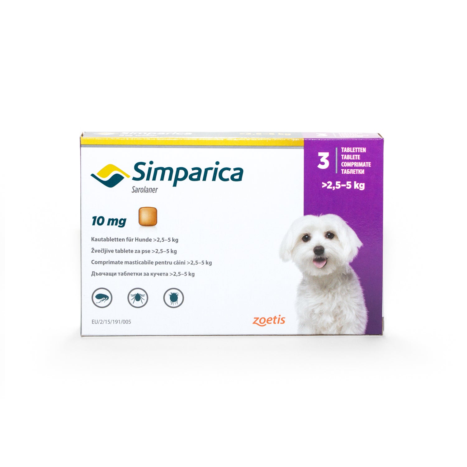 simparica 10mg 2,5-5kg