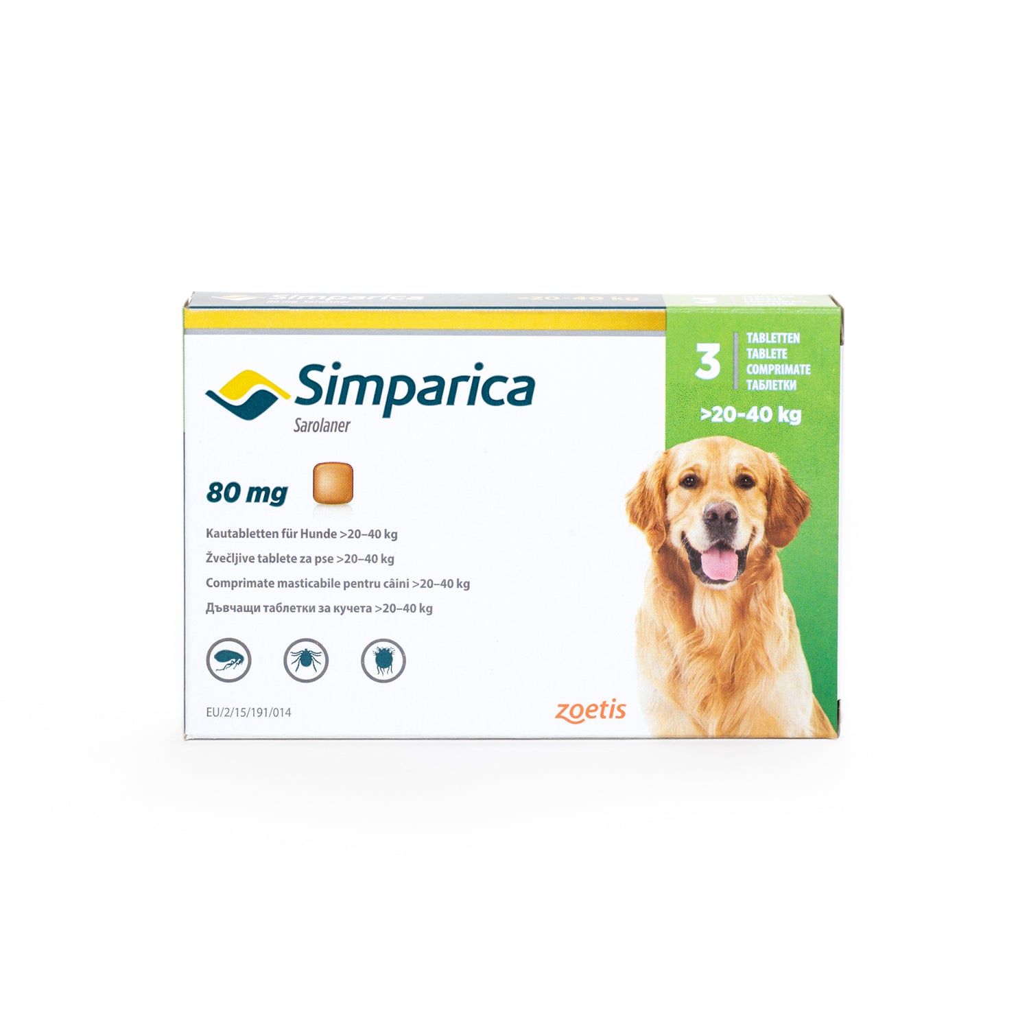 simparica 80mg 20-40kg