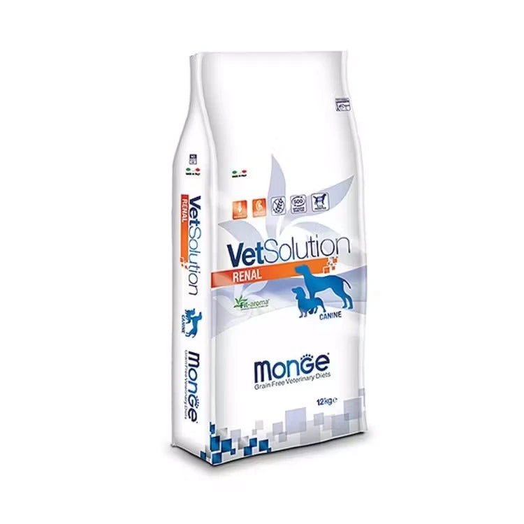 MONGE Vet Solution Dog Renal hrana dietetica pentru caini pentru sustinerea functiei renale 12 kg