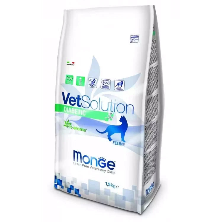 MONGE Vet Solution Cat Diabetic hrana dietetica pentru pisici 1,5 kg