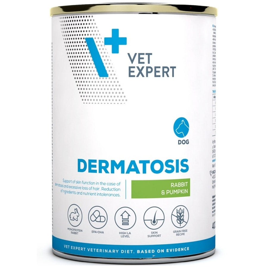 4T Dietă Veterinară Dermatosis Dog Iepure & Dovleac 400 g