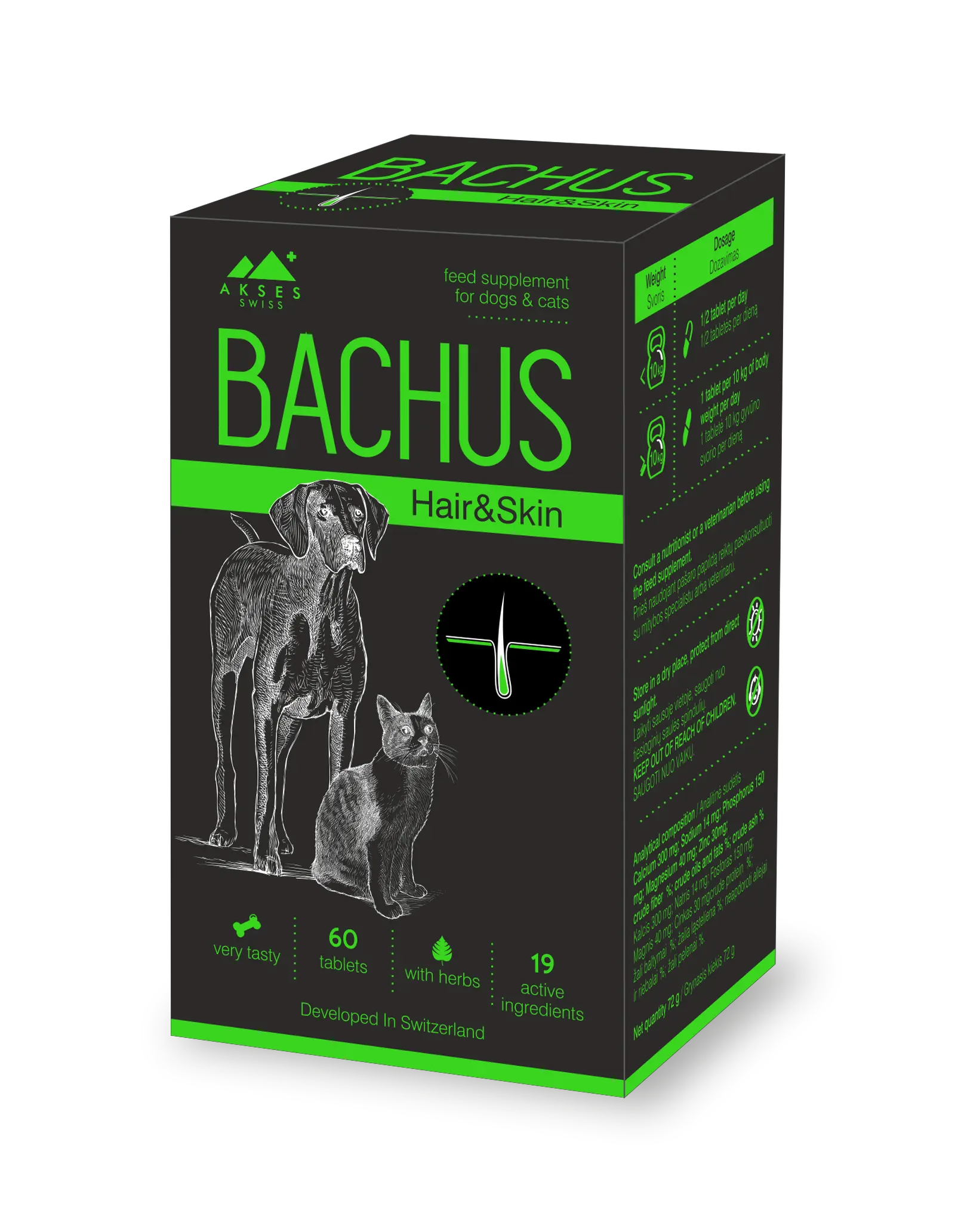 Bachus hair and skin 60 tb