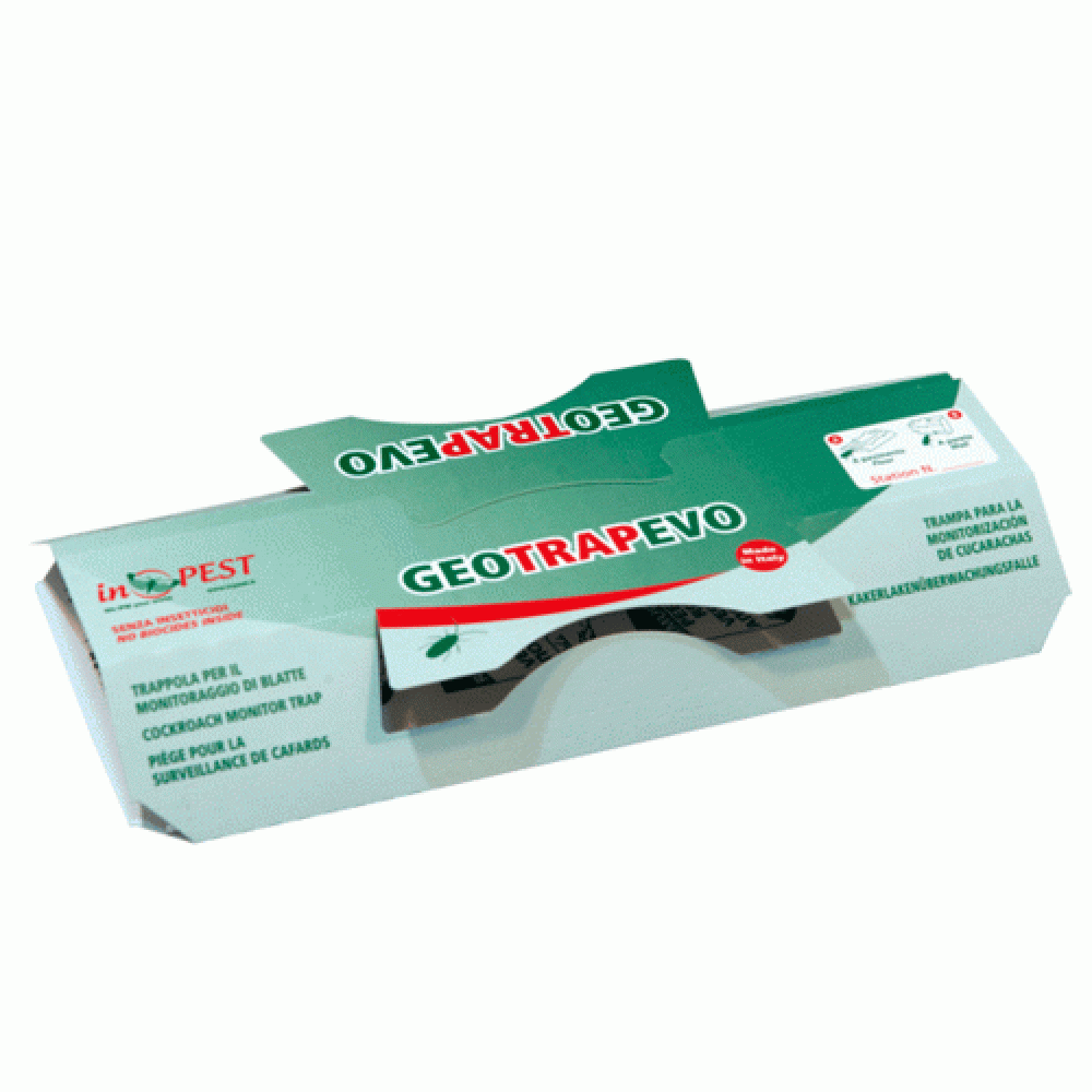 Capcană Adezivă Geotrap pentru Gândaci, cu Atractant Gel, 200 x 100 mm, Carton