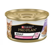 Conserva Purina Pro Plan Delicate cu Curcan, 85 g – Hrană Umedă pentru Pisici cu Digestie Sensibilă