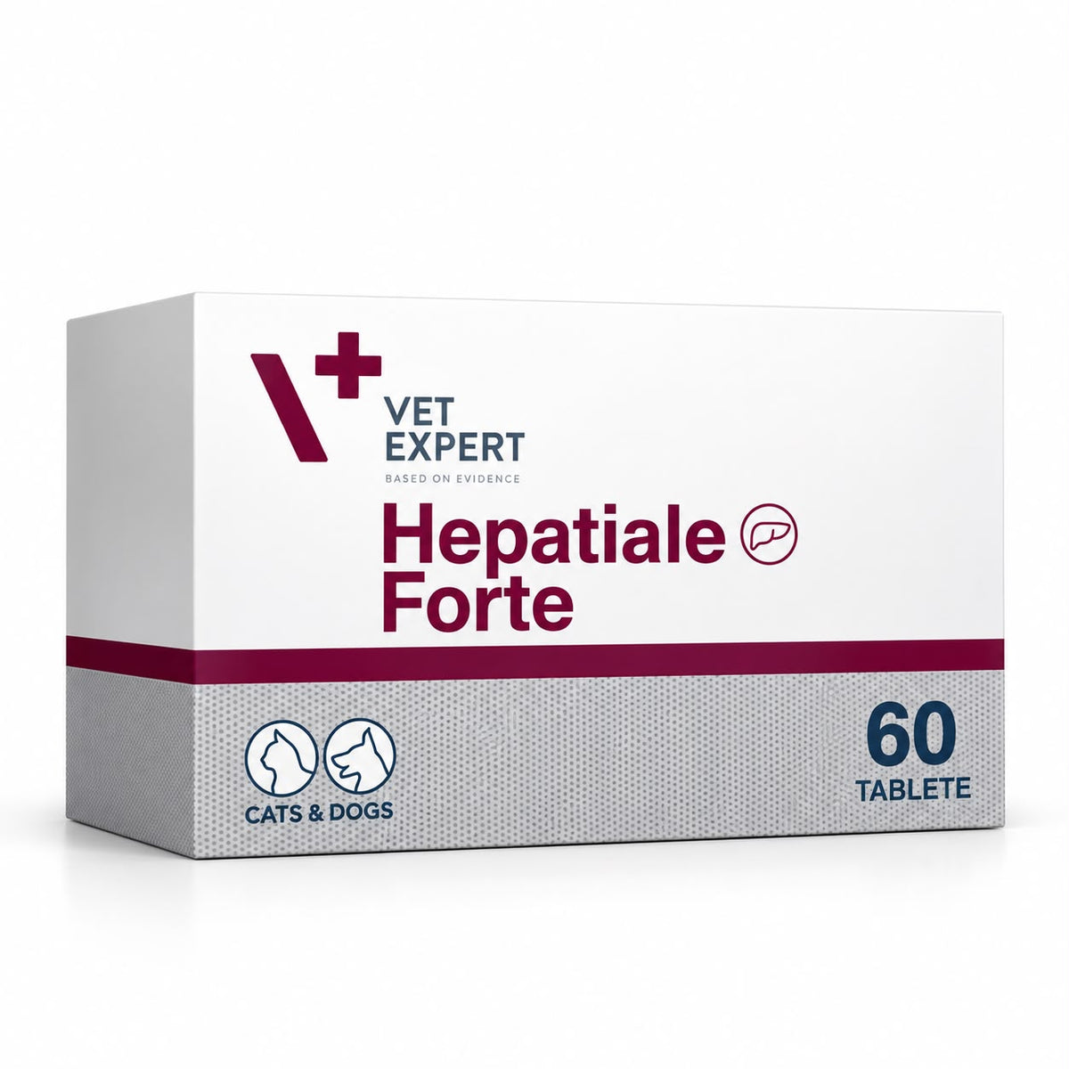 Hepatiale forte 60 tablete - Supliment nutrițional pentru susținerea funcției hepatice la câini și pisici