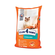 Hrană uscată premium Club 4 Paws Adult Cat Sterilized cu pui, pentru pisici sterilize, 14kg