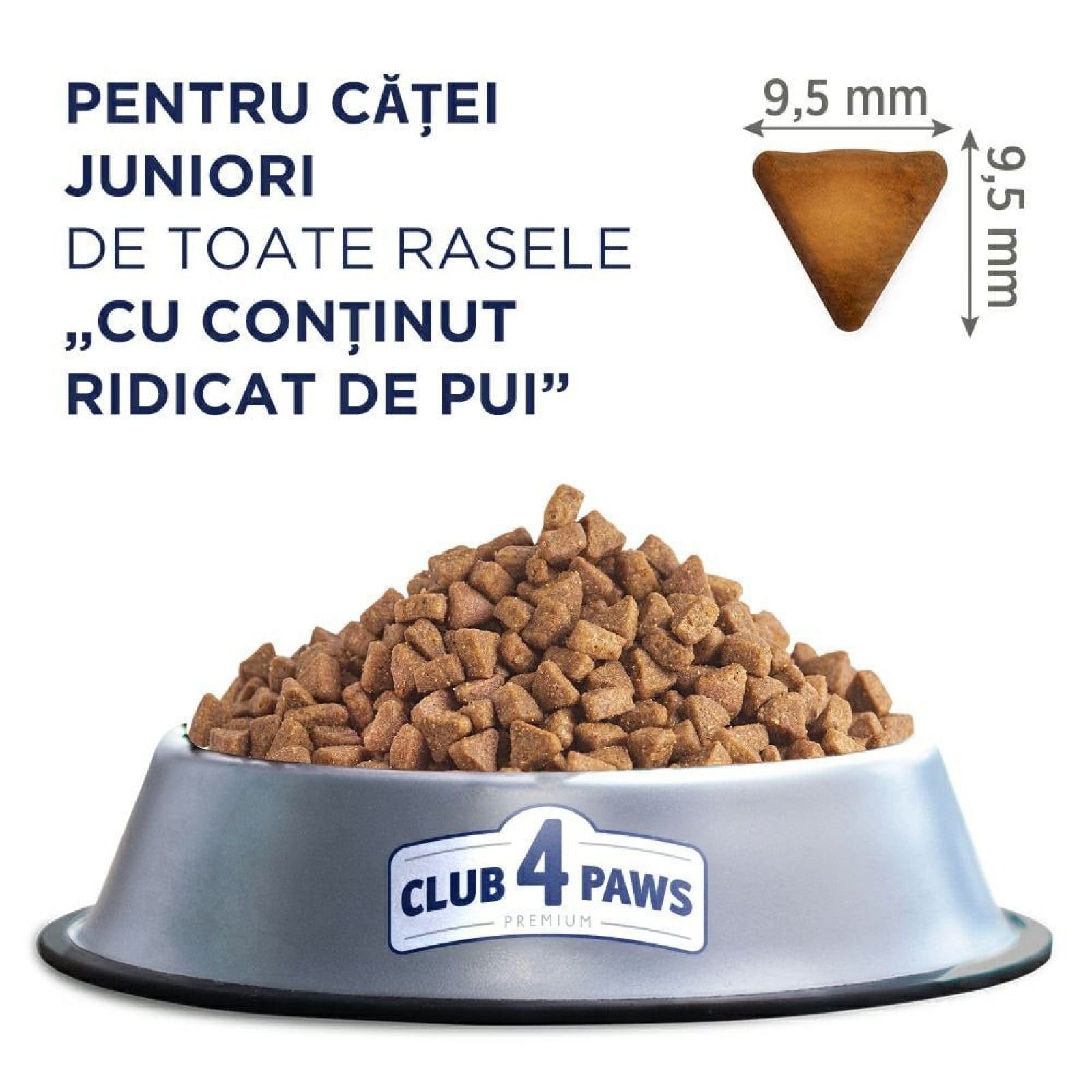 Hrană uscată premium Club 4 Paws Puppy, pentru căței, 14kg