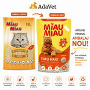 15L Tofu Miau Miau Asternut igienic
