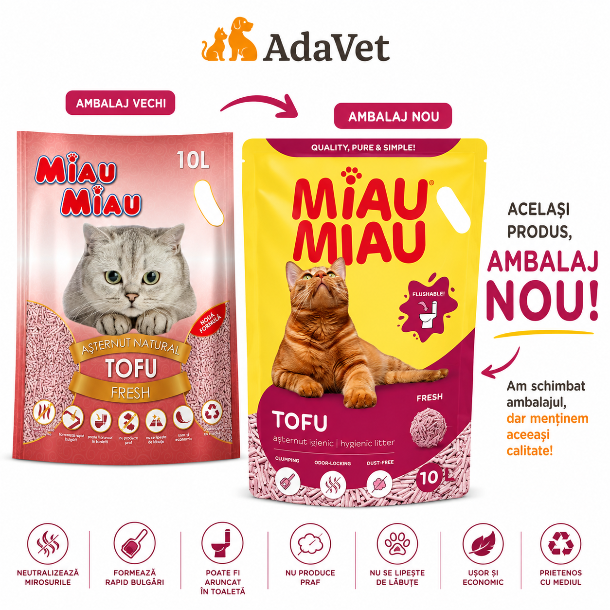 Tofu 10L miau-miau Fresh