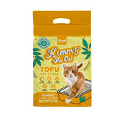 6L Tofu Kimmy The Cat Classic  – Așternut Vegetal Aglomerant pentru Pisici, Biodegradabil și Absorbant