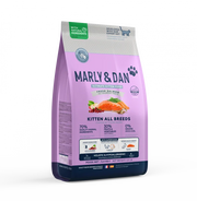 Marly & Dan Hrană Uscată pentru Pisici Kitten cu Somon, Fără Cereale, 400 g – Hrană Holistică Ultrapremium pentru Pisoi în Creștere
