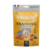 Marly & Dan Soft & Chewy Training pentru Câini, 100 g – Recompense Masticabile cu Somon pentru Antrenament, Energie și Susținerea Imunității