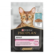 PURINA PRO PLAN DELICATE  în Sos cu Pește Oceanic, hrană umedă pentru pisici 85gr