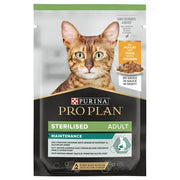 PURINA PRO PLAN STERILISED cu pui in sos, hrană umedă pentru pisici 85gr