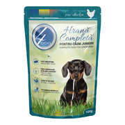 Plic Hrană Umedă Câini Junior 4DOG, Pui în Sos, 100g