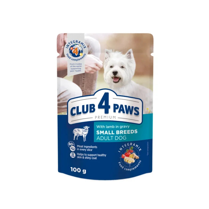 Plic Hrana Umeda Caini Talie Mica Club 4 Paws Miel in Sos, 100g