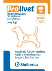 Prolivet Medium Breed pentru câini de 7–15 kg, suport hepatic, 30 tablete
