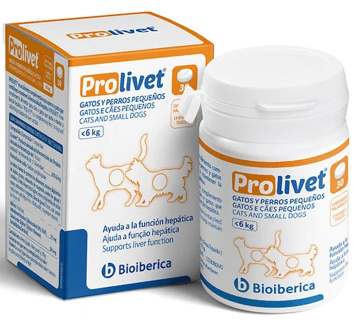 Prolivet Small Breeds & Cats pentru ficat, câini de talie mică și pisici, 30 tablete