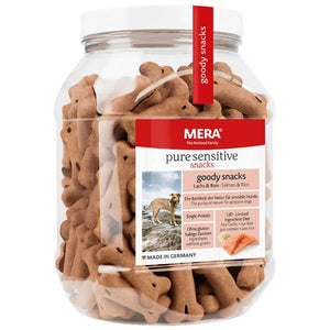 Recompense Hipoalergenice pentru Câini Adulți MERA Goody Snacks Somon și Orez 600g