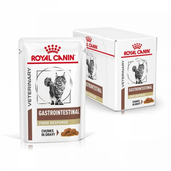 Royal Canin Gastrointestinal Fibre Response Cat 12x85 g – Hrană umedă dietetică pentru pisici