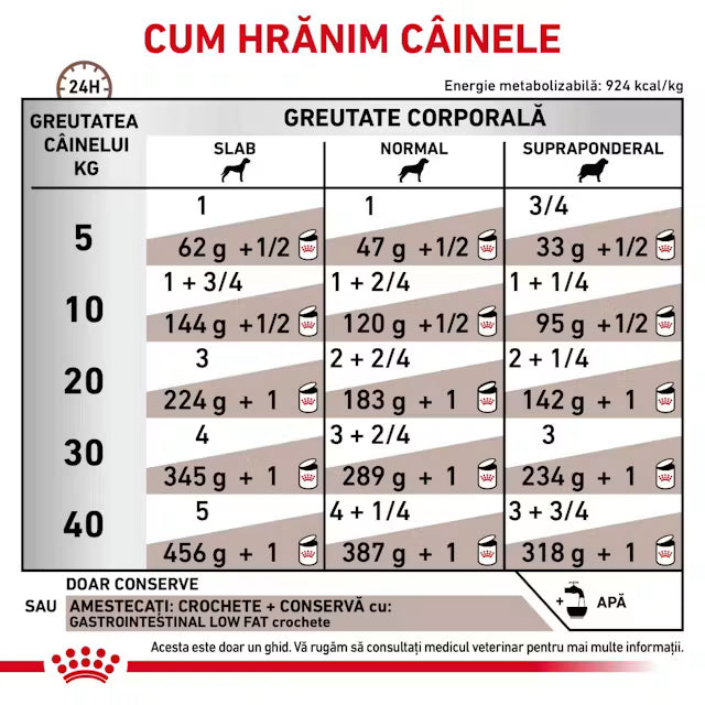 Royal Canin Gastrointestinal Low Fat Dog 200 g – Hrană dietetică umedă pentru câini