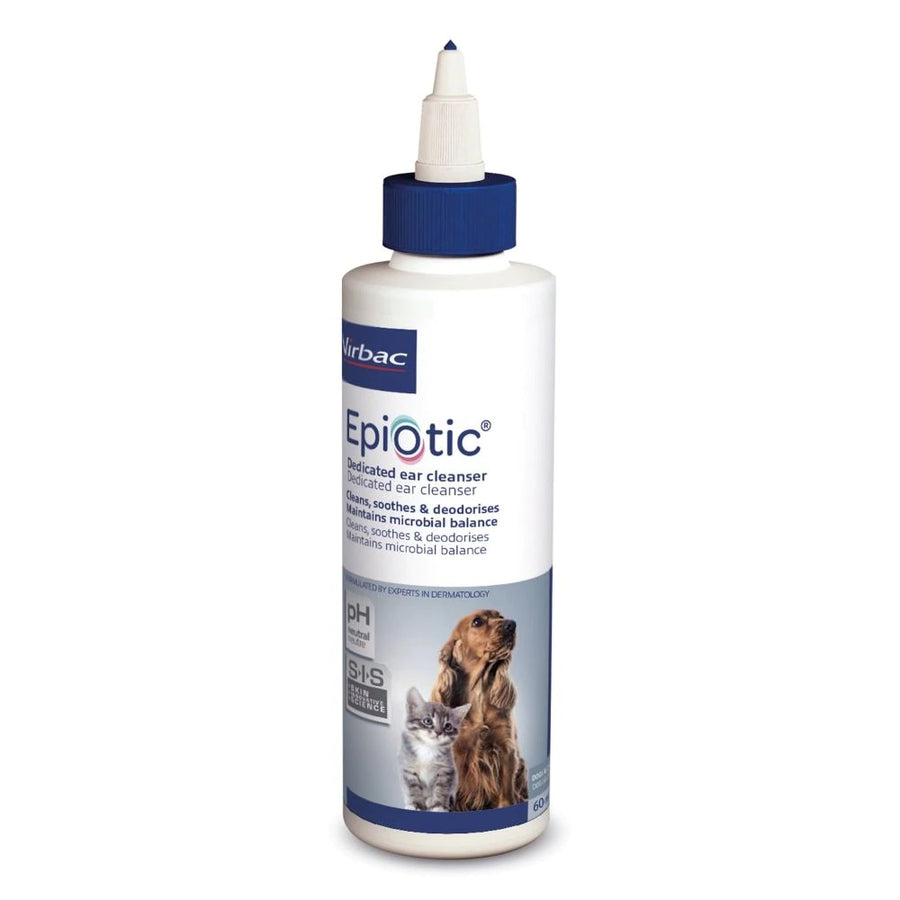 Solutie pentru igiena auriculara caini si pisici Virbac Epi Otic 60 ml – Curatare delicata urechi
