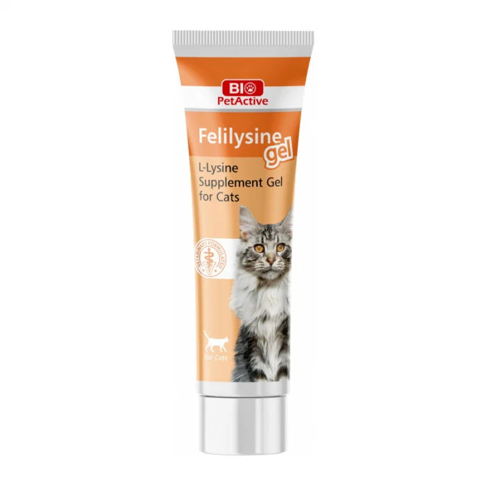 Supliment pentru Pisici Felilysine Paste cu L-Lizină, Suport Imunitar și Respirator, 100 ml