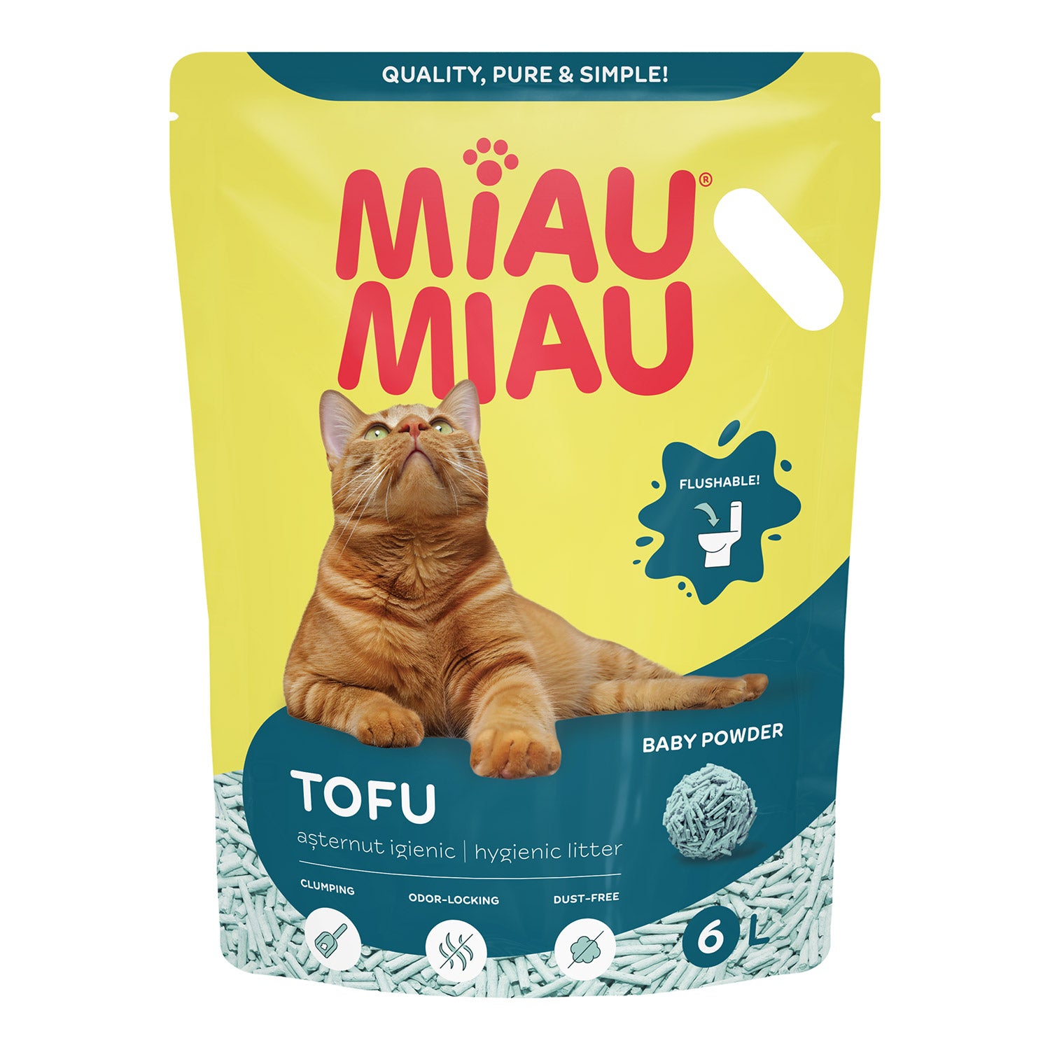 Tofu 6L miau miau Baby Powder