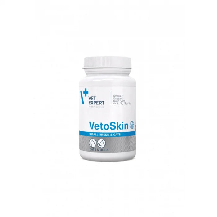 VetoSkin Twist OFF Small Breed 60 capsule – Supliment pentru sănătatea pielii și blănii la câini de talie mică și pisici  VetExpert
