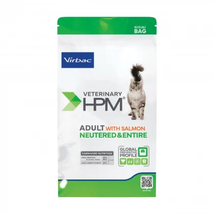 Virbac HPM Adult Cat Neutered & Entire cu Somon, 1,5 kg