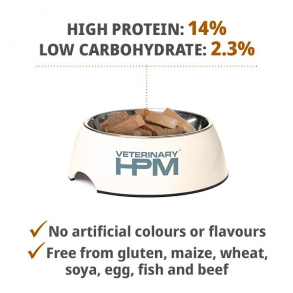Virbac HPM Cat Digestive Support Mousse – Hrană umedă dietetică gastrointestinala pentru pisici, 85 g